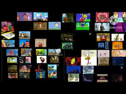 64 Cartoon Intros Played At The Same Time 