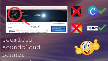 [FREE + ONLINE] Seamless SoundCloud Banner tutorial (no photoshop yippe + check pinned comment)