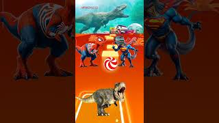 T-Rex Spiderman Iron Man Captain America Coffin Dance X Tiles Hop