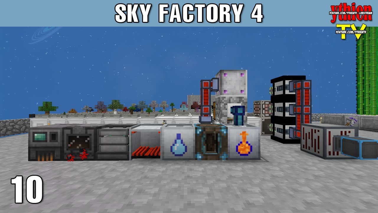 Sky Factory 4 10 - Nâng Cấp Xử Lý Amber - YouTube