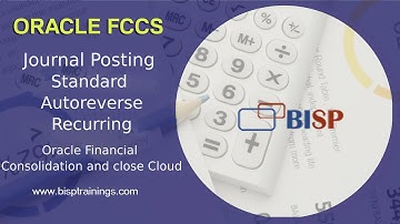 Journal Posting (Standard, Autoreverse, Recurring)-Prepaid Expenses |Auto Reversing Journals in FCCS