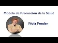 TEORIAS DE ENFERMERIA NIGHTINGALE LEININGER WATSON NOLA PENDER