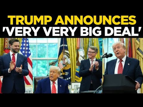 Trump LIVE Trump S VERY VERY BIG Announcement White House Strikes First Trade Deal US News