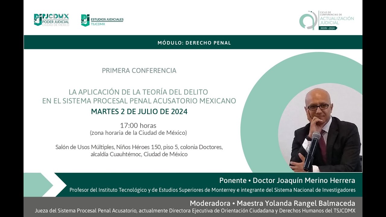 LA APLICACIÓN DE LA TEORÍA DEL DELITO EN EL SISTEMA PROCESAL PENAL ...