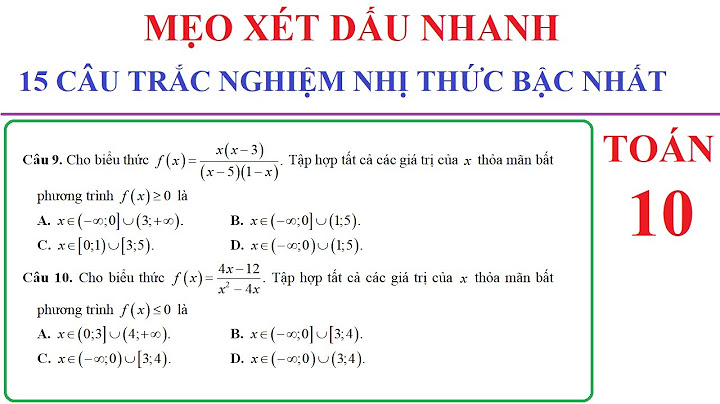 Cách làm bài tập trắc nghiệm toán 10 nhanh nhất năm 2024