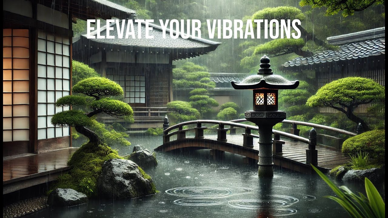 Zen Rain & Healing Music | Raise Your Vibrations, Relax Your Soul, and Restore Inner Peace