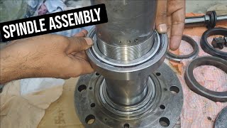 CNC machine spindle assembly