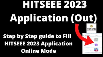 HITSEEE 2023 Registration (Started)- How to Fill HITSEEE Application Form Online Mode