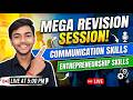 Mega Revision Marathon | Entrepreneurship Skills & Communication Skills | Class 9 &10 IT 402