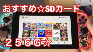 【ニンテンドースイッチおすすめSDカード】２５６Ｇにしてみた！！！！基本パッケージ派だけど６４Ｇじゃ足りなくなった！！の巻☆☆☆