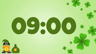 9 Minute st patrick' day timer with music and Alarm 🎵⏰