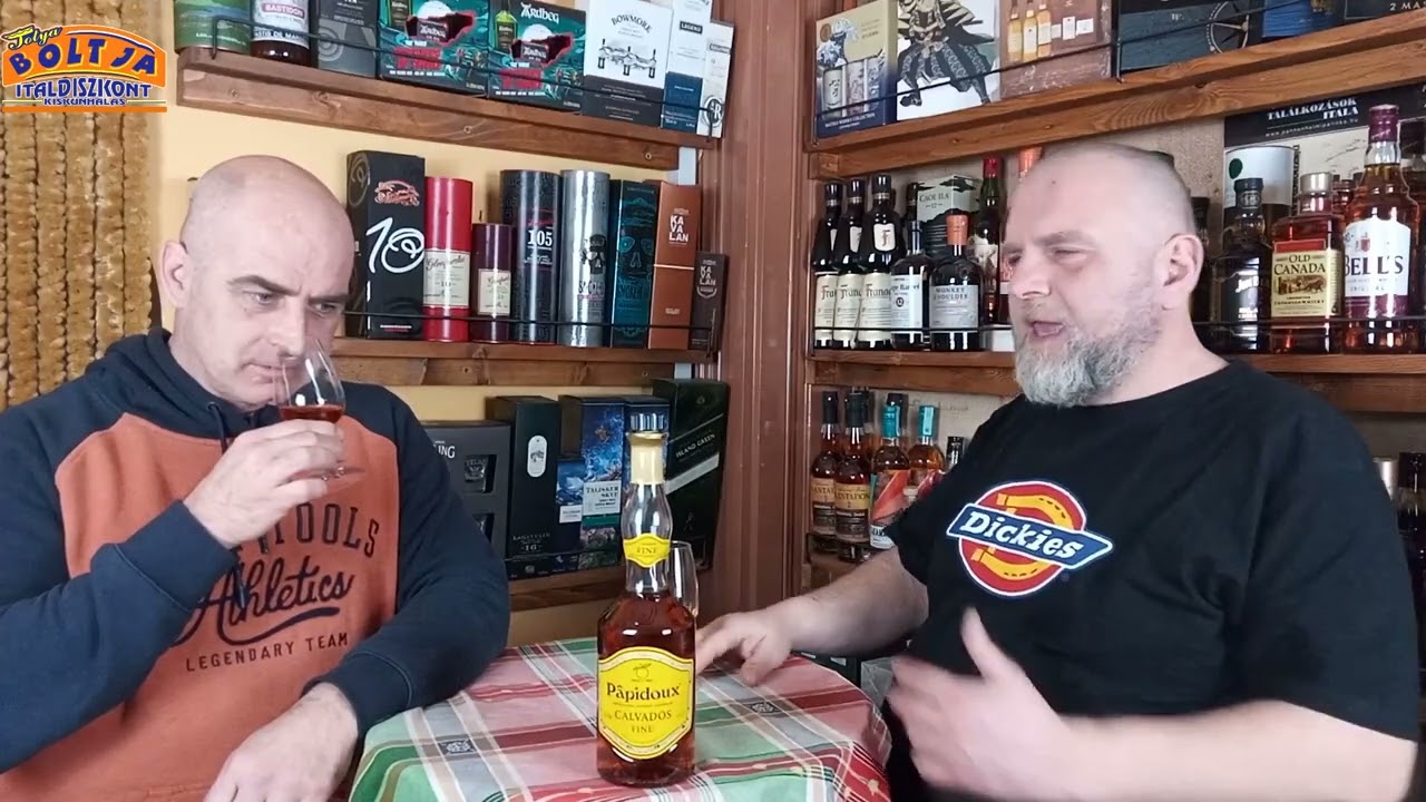 Calvados Papidoux Fine Kóstolása