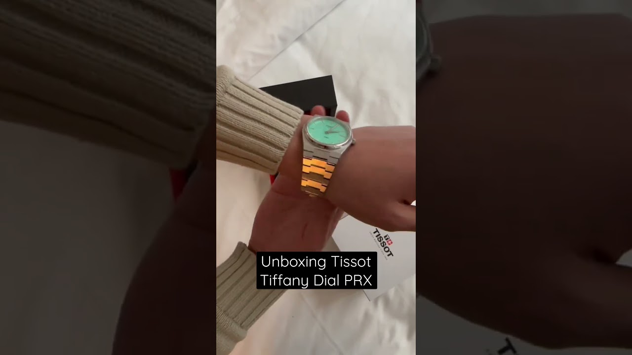 Unboxing Tissot Tiffany Dial PRX 