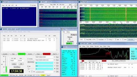 FK8CP- KK6FAH EME QSO, LAST SEQUENCE
