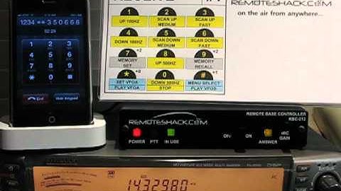 RemoteShack Menu #1-Receive Commands