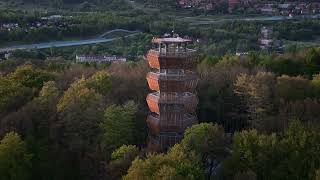 Wieża widokowa w Parku imienia Jana III Sobieskiego w Wałbrzychu