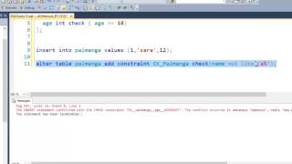 28-SQL CONSTRAINT ALTER CHECK CONSTRAINT SQL SERVER KURDISH TUTORIALS(فيركارى كوردى)