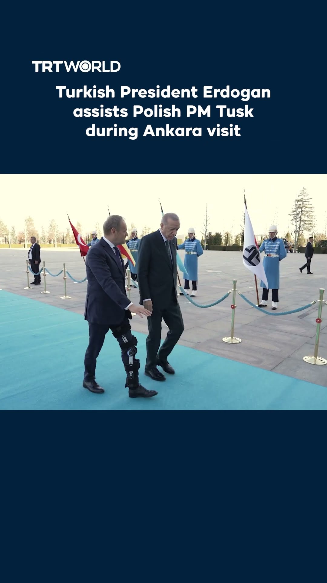 Erdogan assists Polish PM Tusk during Ankara visit
