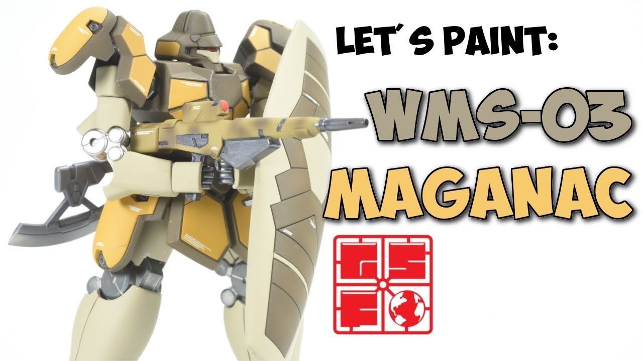 Let's Paint: Bandai HGAC WMS-03 Maganac - YouTube