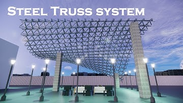 BIM Revit Tutorial = Complex truss system in Revit | Steel adaptive family