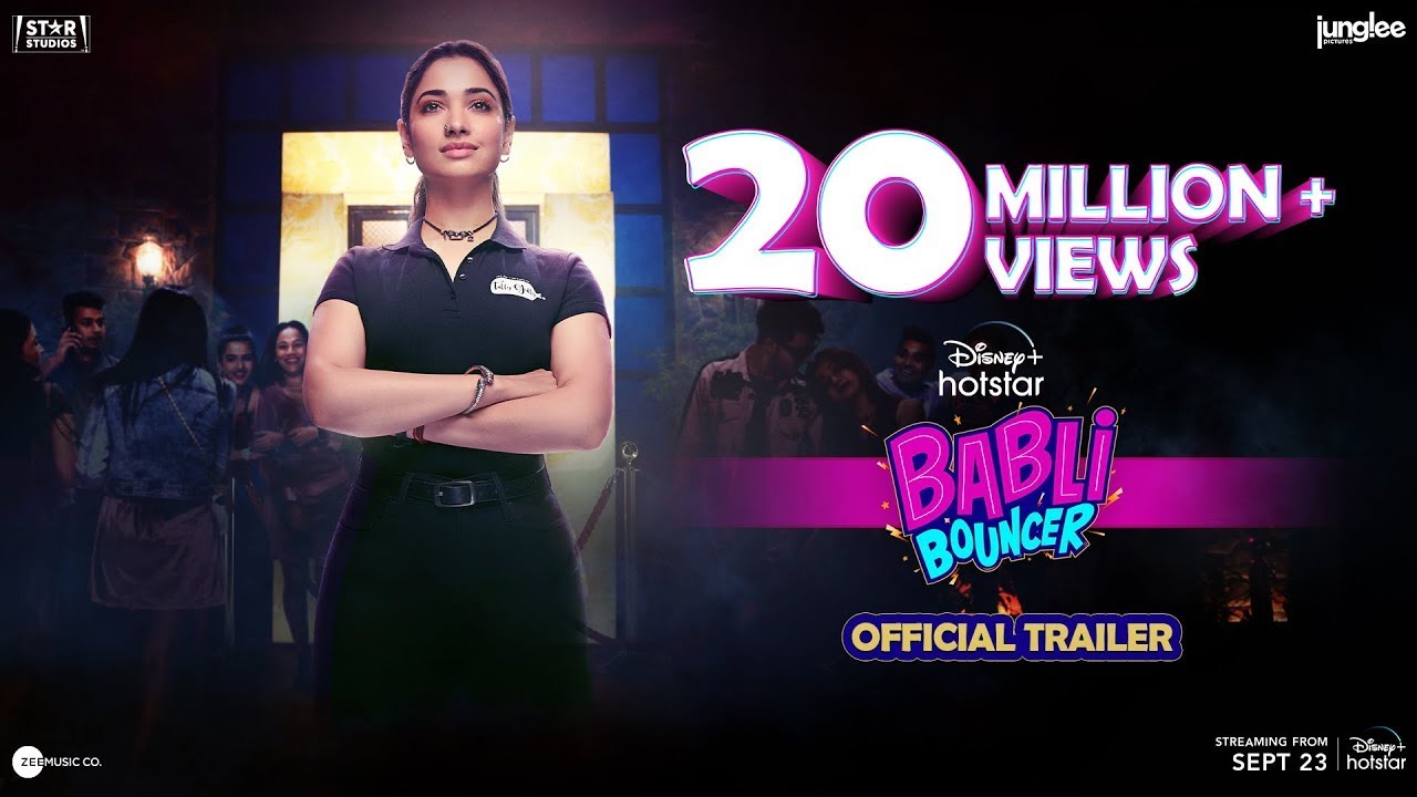 Babli Bouncer Trailer Watch now Tamannaah Abhishek Bajaj YouTube