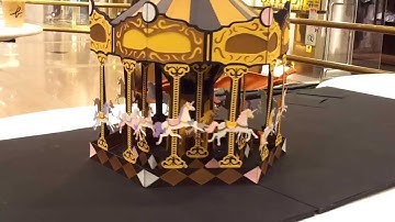 3D Pop-up Carousel (Merry go round) - Video 1