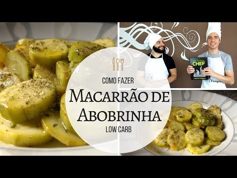 MACARRÃO LOW-CARB DE ABOBRINHA: RECEITA LOW-CARB SURPREENDENTE!