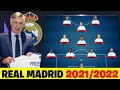 REAL MADRID POTENTIAL LINEUP 2021/2022 WITH CARLO ANCELOTTI