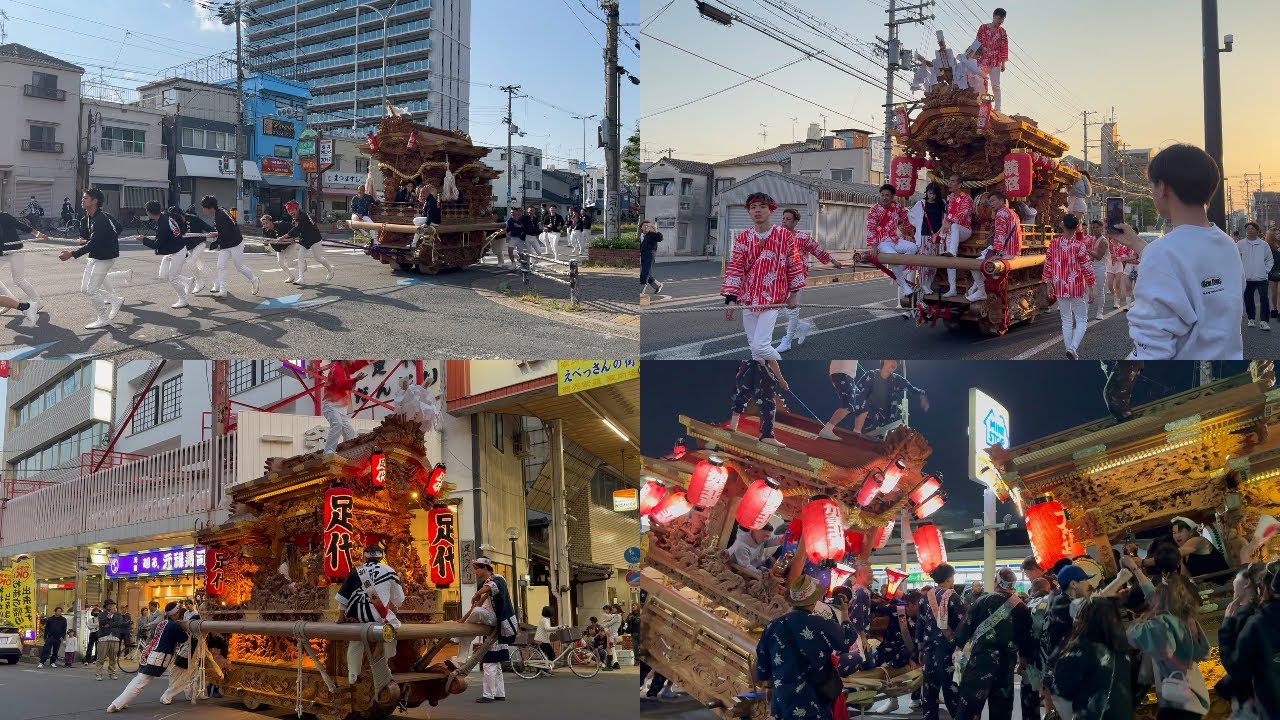 布施だんじりパレード2025 後半 ジャックナイフなど《2025/04/29》