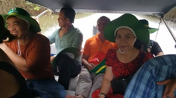 Đi canô ở Cà Mau, vui!