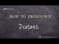 How to Pronounce Distort (Real Life Examples!)