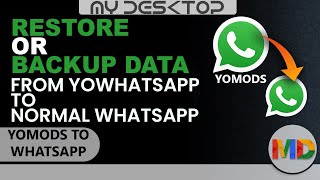 How to restore or backup  data from yowhatsapp or gbwhatsapp to whatsapp screenshot 4