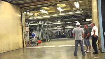 SLS wind tunnel cart time lapse