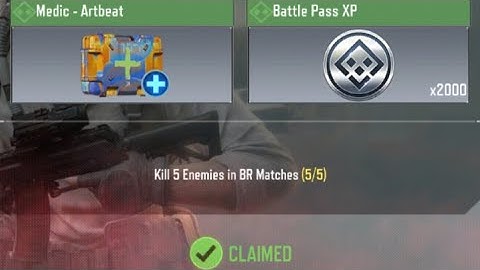 Call Of Duty Mobile Kill 5 Enemies in BR Matches Task Complete