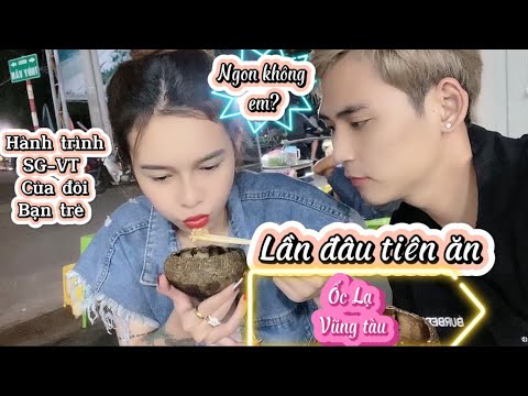 Đôi bạn trẻ đi phượt và con ốc lạ lùng tại biển vũng tàu