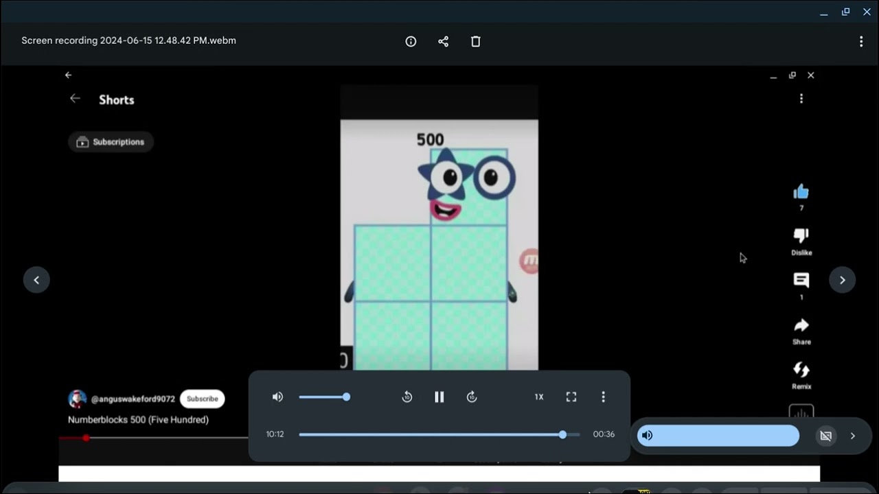 500 Numberblock whines when 800 Numberblock comes in her room and 700 laughed! L🤣L!