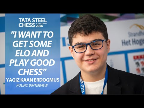 Yagiz Kaan Erdogmus round 9 interview | Tata Steel Masters 2026