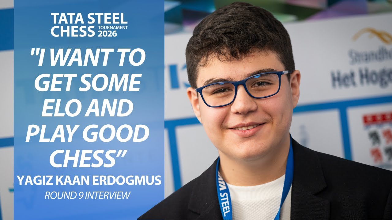 Интервью с Ягизом Кааном Эрдогмусом, 9-й раунд | Tata Steel Masters 2026