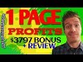 1 Page Profits Review 🥇Demo🥇$3797 Bonus🥇1Page Profits Review🥇🥇🥇