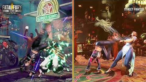 Fatal Fury: CotW vs Street Fighter 6 - Mai SIDE by SIDE MOVESET Comparison