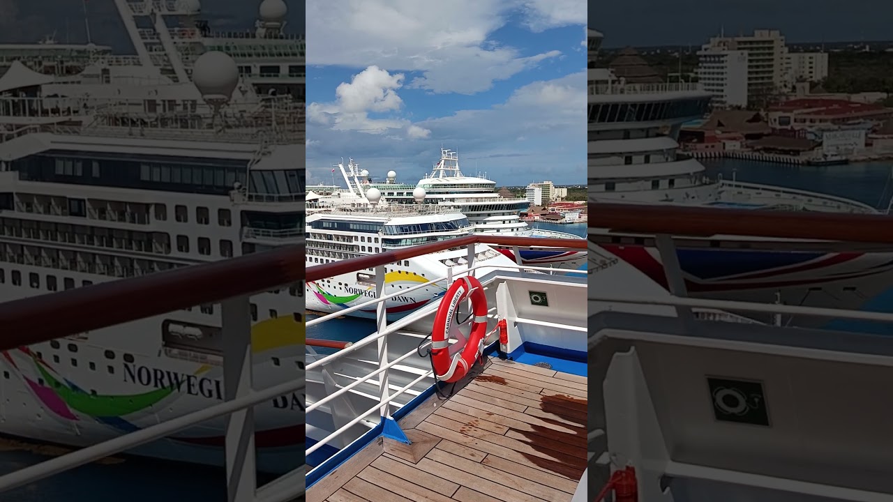 sunny day  today, have fun,,, 🤠🚢⚓#celebration #holiday #cruiseship