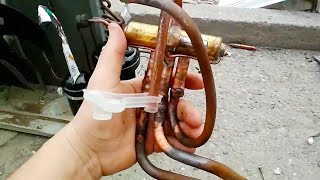 видео: замена, пайка четырех ходового клапана кондиционера картинка: замена, пайка четырех ходового клапана кондиционера
