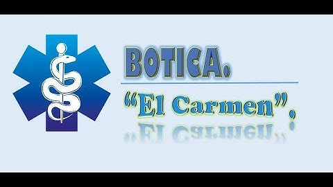 Sistema de ventas de una botica (El Carmen)