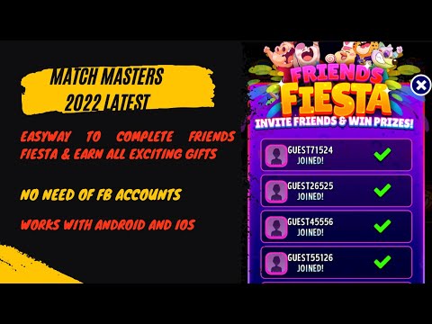 Match Masters Friends Fiesta tricks and tips // Match Masters latest tricks android 2022