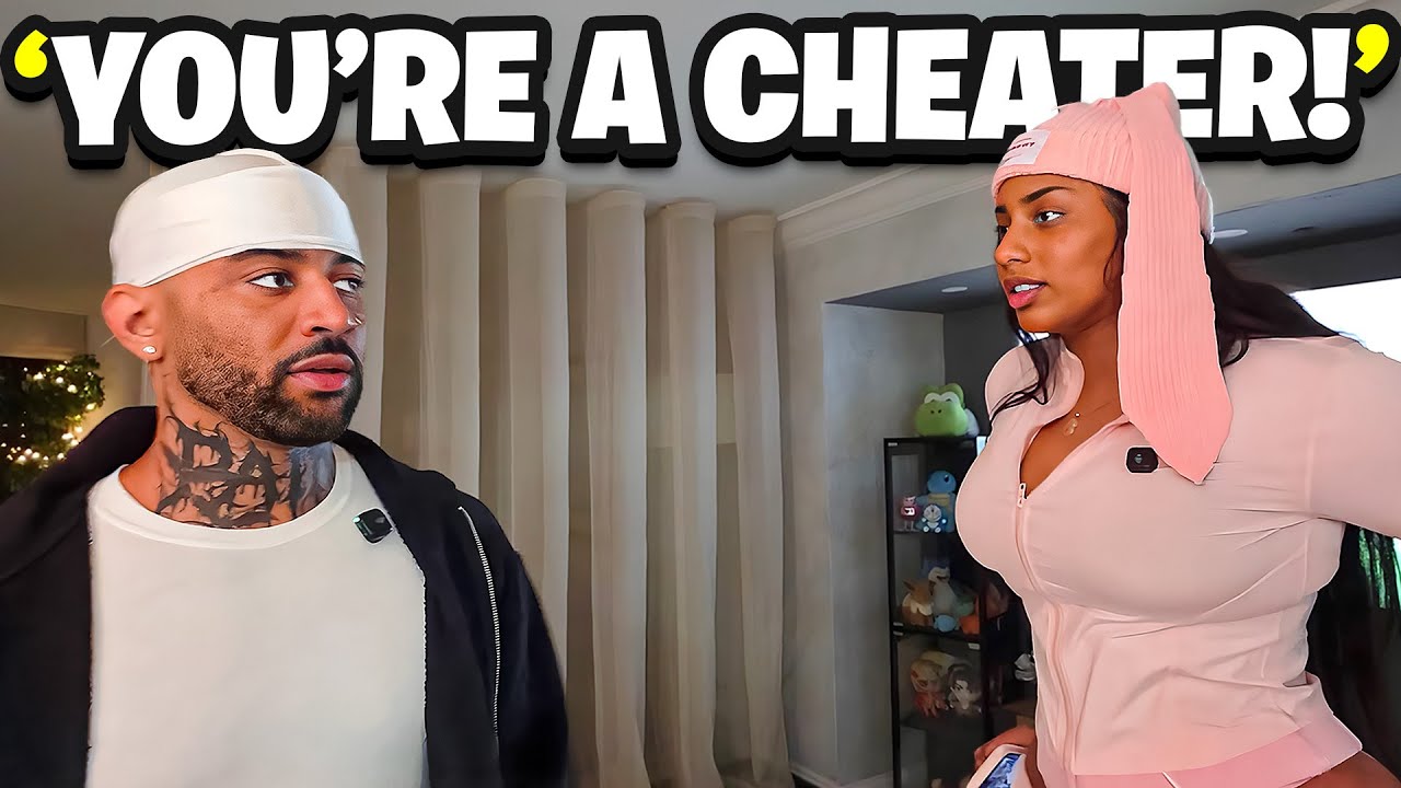 6'8 Cuban Angel Fernandez Catches McQueen Talking to His EX.. (SHE CRASHED OUT) 😳