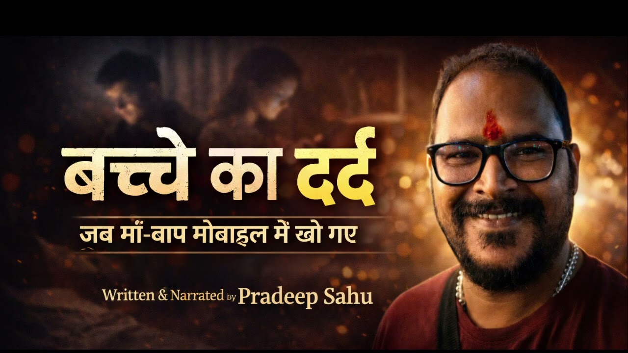 बच्चे का दर्द | जब माँ-बाप मोबाइल में खो गए… | Emotional Story | Written & Narrated by Pradeep Sahu