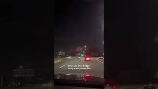 When you drive through Walt Disney World at the perfect time!