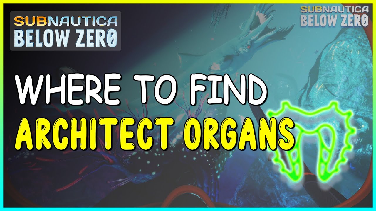 WHERE TO FIND ARCHITECT COMPONENT ORGANS IN SUBNAUTICA BELOW ZERO YouTube