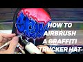 POV Graffiti Art - How to Airbrush a Custom Trucker hat - "SHELBS" ansehen POV Graffiti Art - How to Airbrush a Custom Trucker hat - "SHELBS"