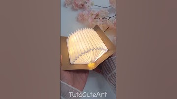DIY cute book lamp ✨
